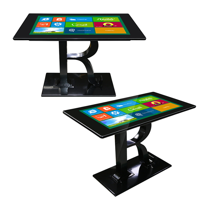 43 Inch Floor Stand All In One Table Touch Screen Kiosk