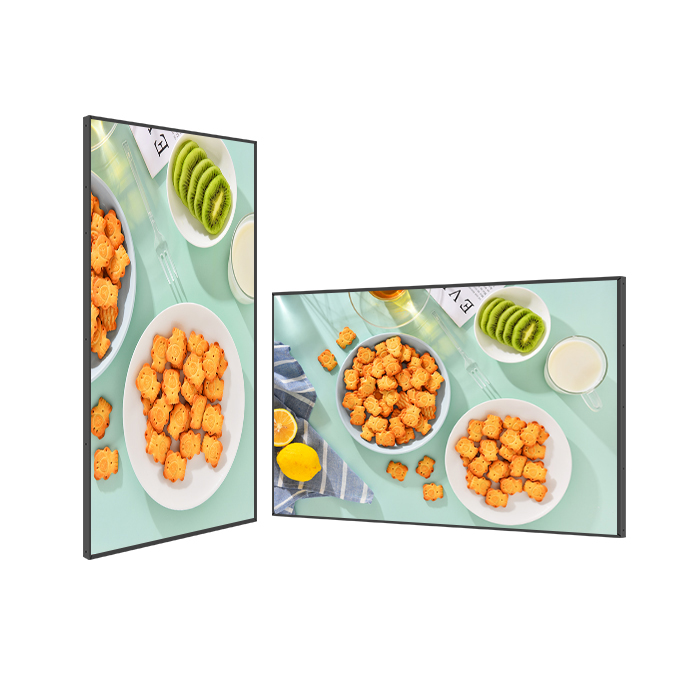 55 Inch Narrow Bezel Silm LCD Advertising Machine Digital Menu Display