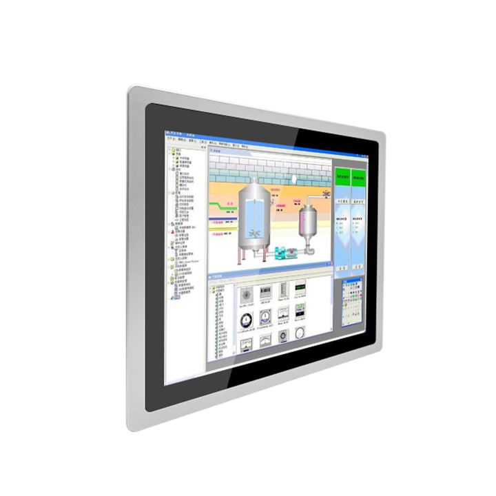 15 Inch Square Screen Industrial Flush Mount Lcd Monitor