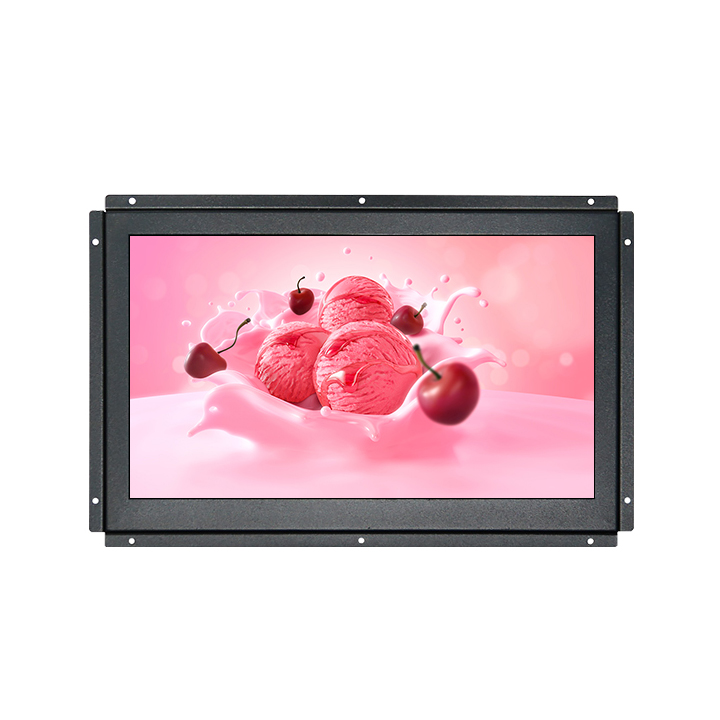 DVI VGA Input TFT 17 Inch Open Frame LCD Monitor With High Brightness 1000Nit