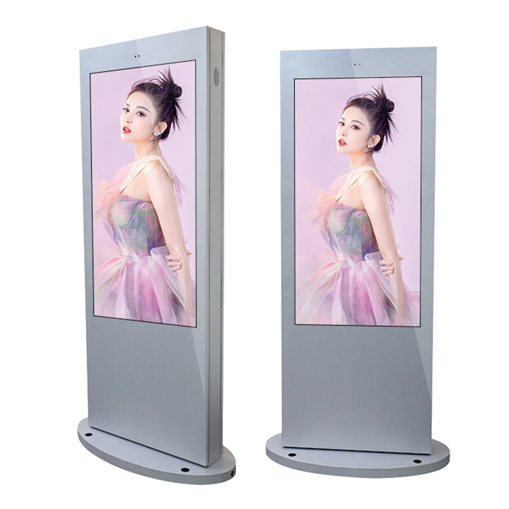 86 Inch Outdoor Floor Stand LCD Digital Signage Kiosk