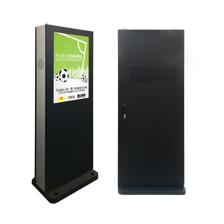 55 Inch Outdoor High Brightness 2000 Nit Tft LCD Ads Screen