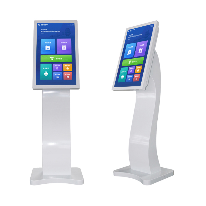 32 Inch Floor Stand Vertical Lcd Touch Screen Kiosk