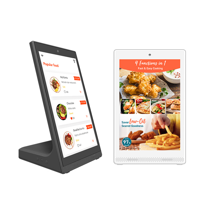 Desktop 10 Inch Table Top Digital Signage Menu Restaurant Display