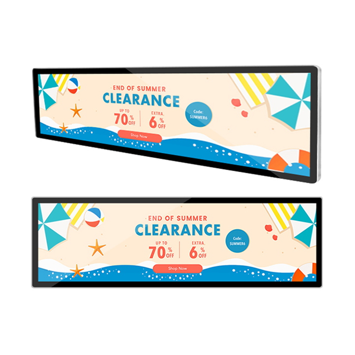 58.4 Inch Ultra Wide Stretch Bar LCD Monitor Display With Touch Screen